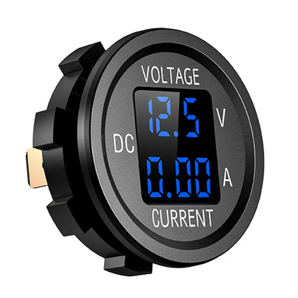 

D6 Digital Panel Voltmeter Ammeter For 12-24V Panel Meter Volt Current Car Truck