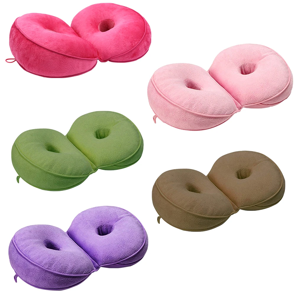 

Travel Seat Cushion Lift Hips Up Coccyx Orthopedic U Seat Massage Chair Cushion Pad Car Office Massage Cushion Dropshipping