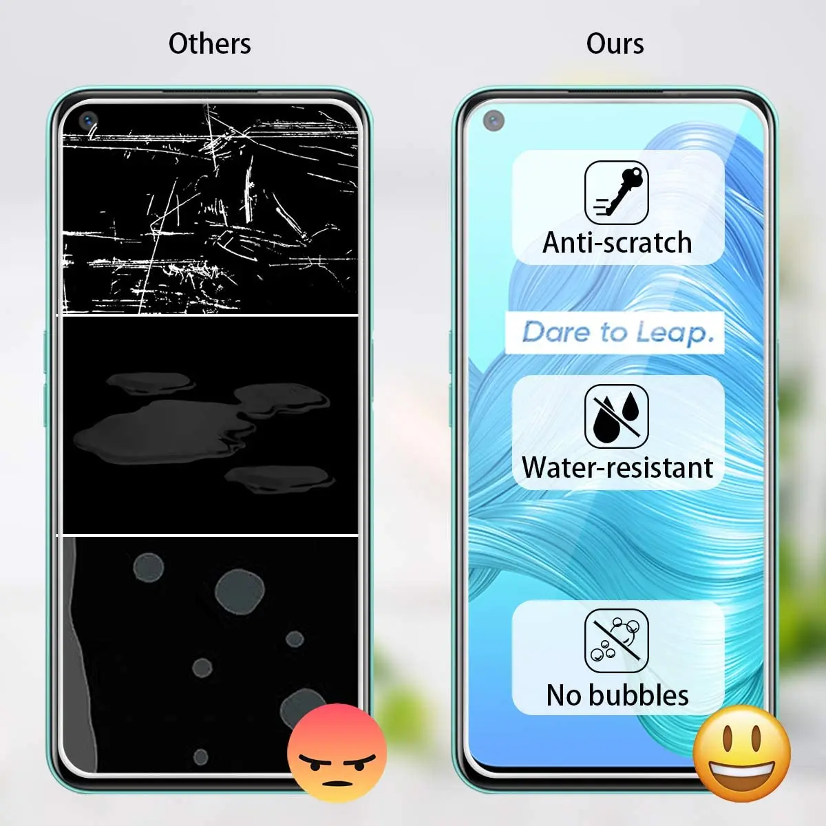 For Realme V5 5G / C17 6.5&quot Tempered Glass Screen Protector Ultra Thin Explosion-proof Protective Film | Мобильные телефоны и