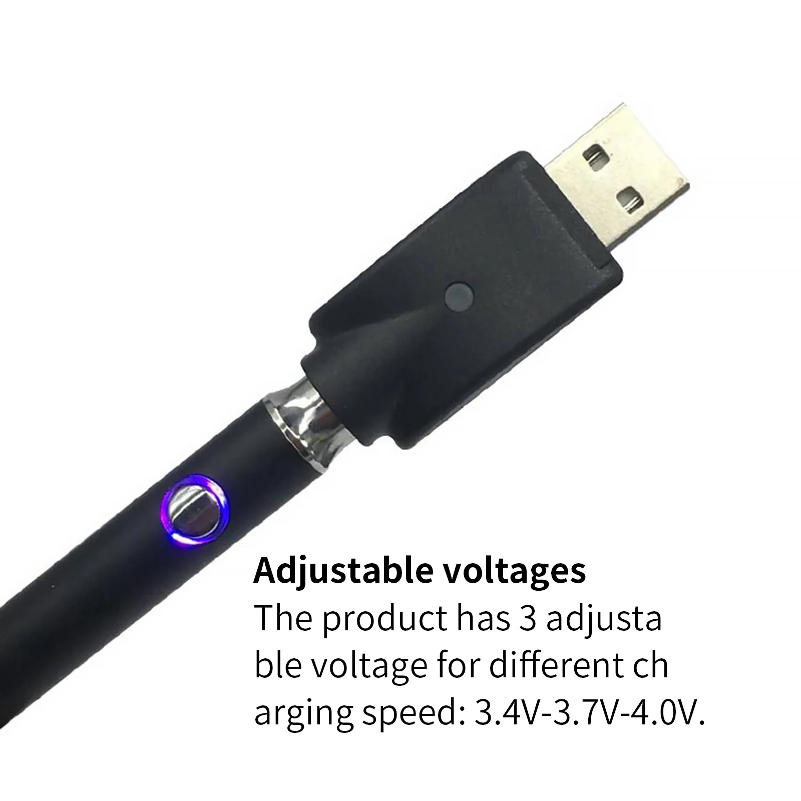 Портативное зарядное устройство USB для электронной сигареты с регулируемым