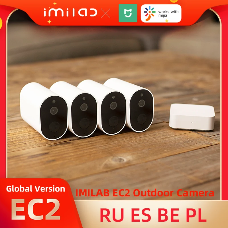 IMILAB EC2 безопасности Камера на открытом воздухе Wi Fi 1080P Беспроводной Ip шлюз MIP66