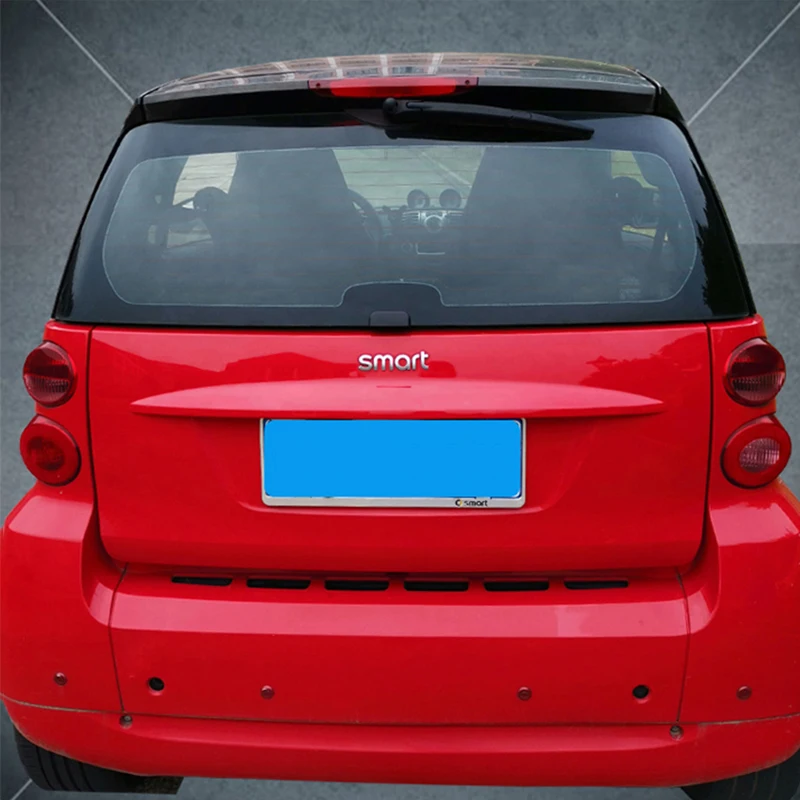 Для старого смарт автомобиля fortwo 451 задний бампер задняя дверная ручка наклейка