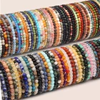 Мини-браслет с бусинами 4 мм, 6 мм, браслеты из натурального камня для женщин и мужчин, лабрадорит, агат, кварц, бриллиантовые браслеты, ювелирные изделия