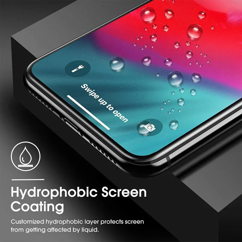 9H HD закаленное стекло для iphone 11 Pro Max прозрачное Защитное экрана X Xr Xs 7 8 Plus пленка