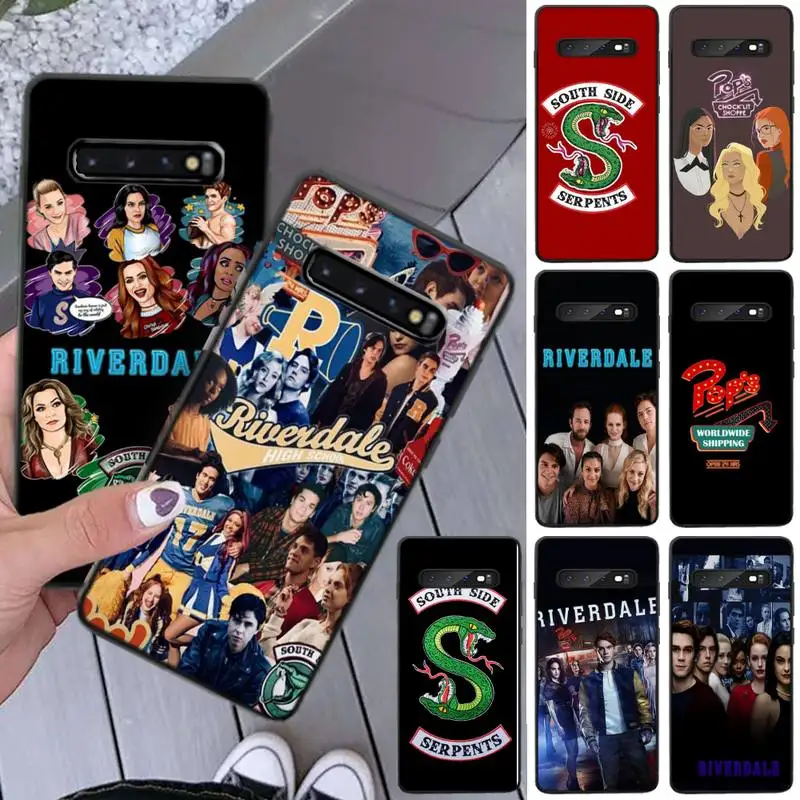 

TV Riverdale Southside Serpent Phone Case Black TPU Soft For Samsung Galaxy S8 S9 S10e S20 PLUS J6 J600 Cases Cover