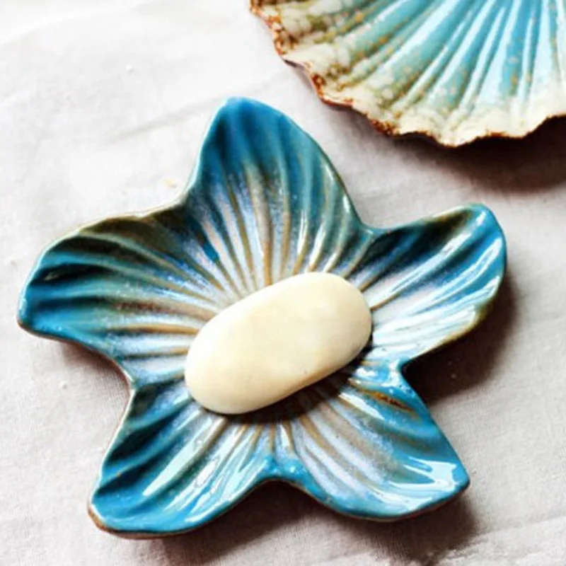 Керамическое креативное блюдо в японском стиле для послеобеденного стола