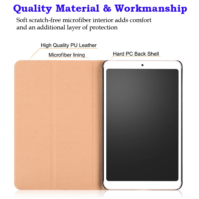 Чехол с функцией автоматического сна/пробуждения для Xiaomi Mi Pad 4 MiPad 8 дюймов