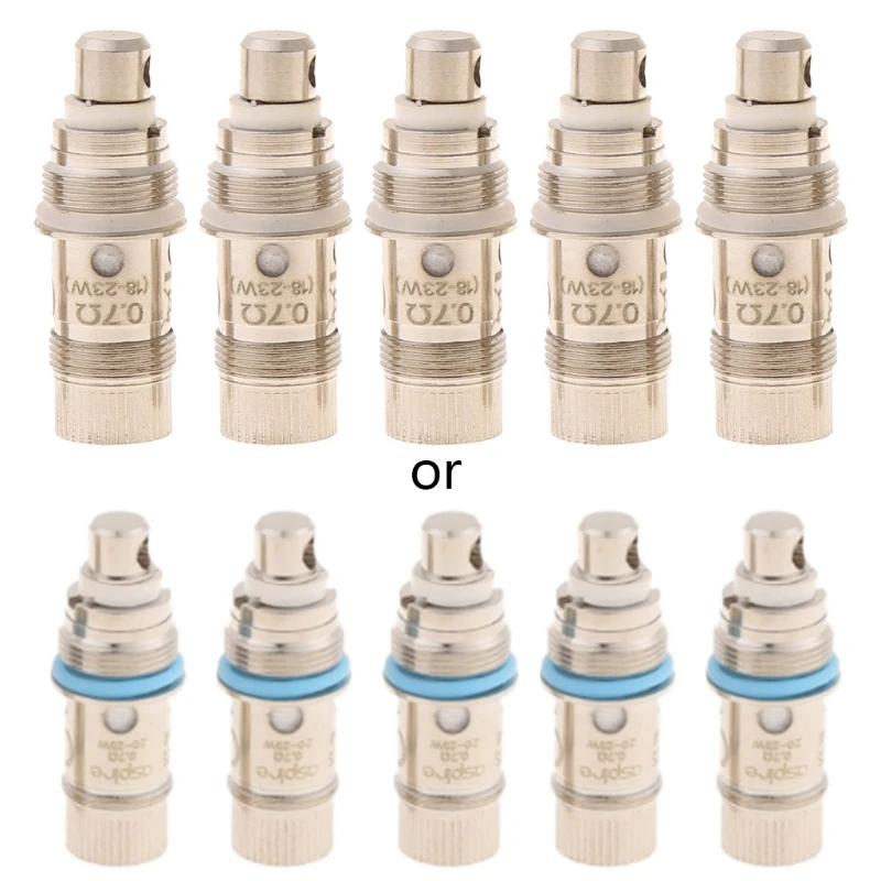 5 шт./кор. сменные головки катушки распылителя BVC 0.4ohm 0.7ohm для 2s бак испаритель