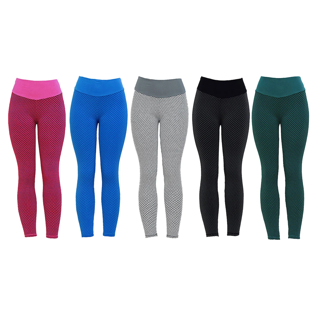 

Модные женские текстурированные штаны для йоги с высокой талией, леггинсы, спортивные Леггинсы с эффектом пуш-ап, брюки для бега, танцев, спо...