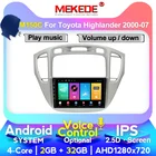 Автомобильный мультимедийный плеер MEKEDE, 8 ядер, Android, автомобильное радио, GPS-навигация для Toyota Highlander 2000-2007, Поддержка TPMS