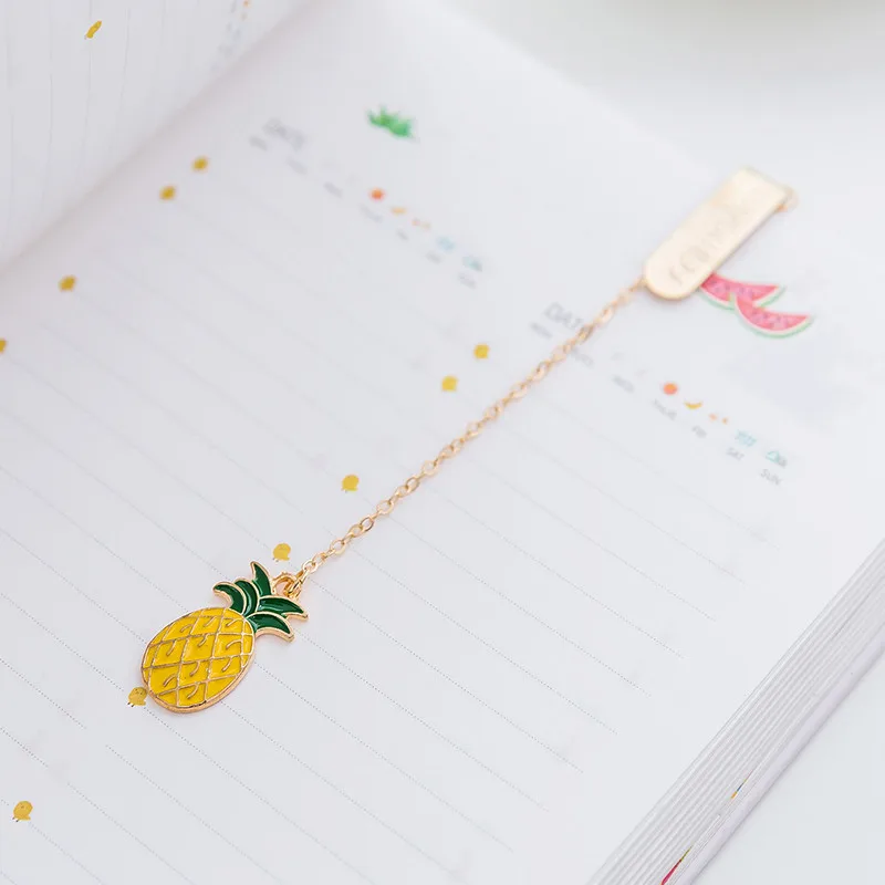 Милый мультфильм кулон Закладка корейский канцелярский металлический зажим