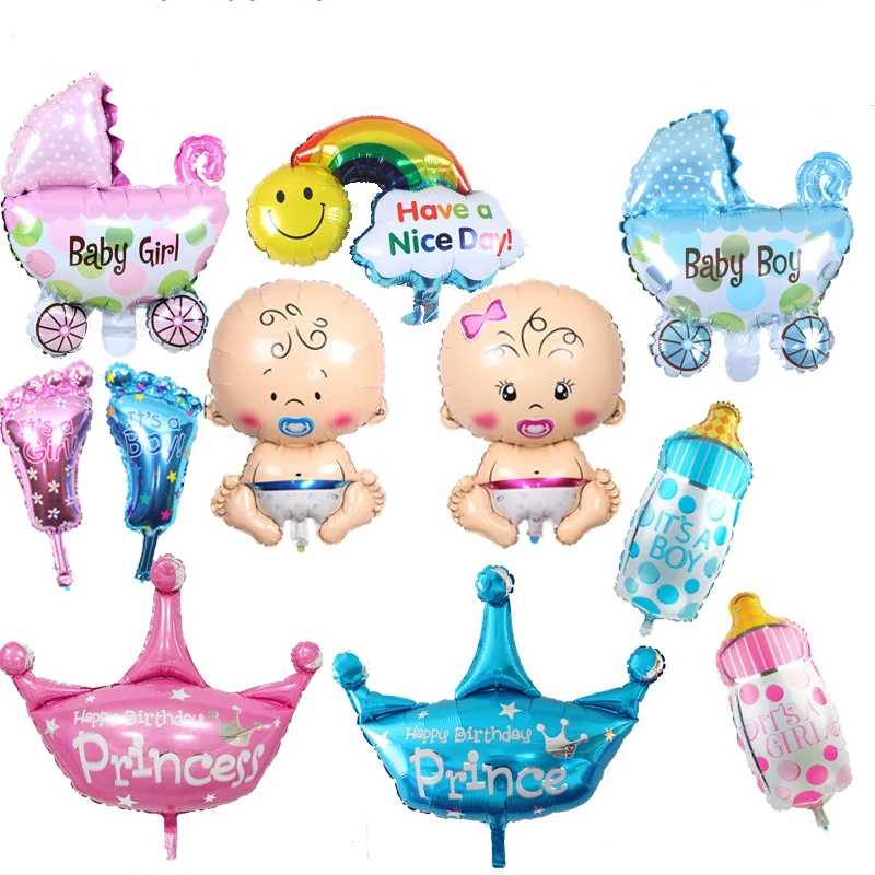 Воздушные шары из фольги в виде бутылки для новорожденных мальчиков и девочек |