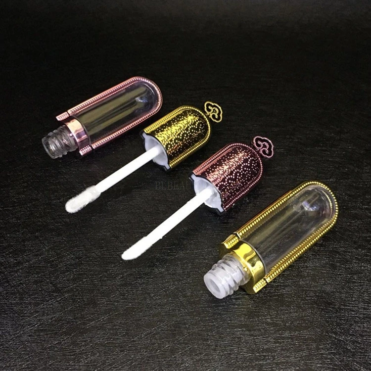 5 мл пустой контейнер для губной помады с крышкой короны прозрачный блеск губ