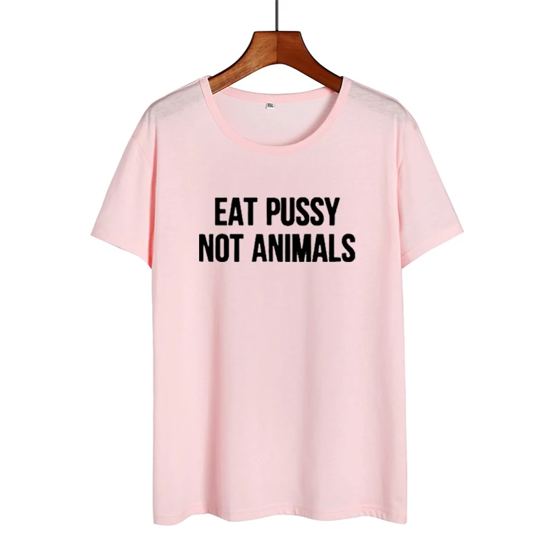 Футболка Eat Pussy Not Animal забавная веганская футболка на основе растений веганские