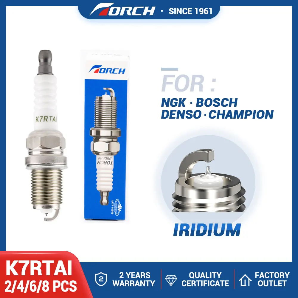

Iridium Candle China Original TORCH Spark Plugs FR7KPP332/IZFR6H11/IK20TT/RC8WMPB4/K7RTAI