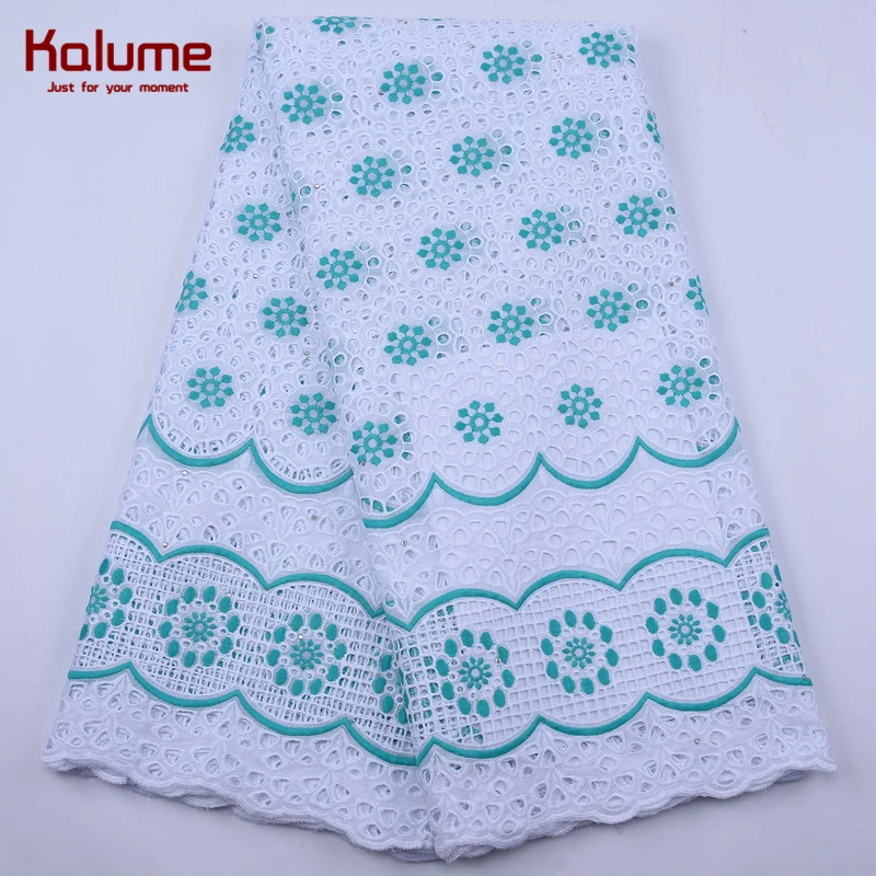 Калюме отверстия в нигерийском стиле швейцарская хлопковая вуаль кружевная