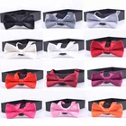 Детский галстук-бабочка для мальчиков, свадебные аксессуары, Подарочные бантики, однотонные вечерние классические бантики, оптовая продажа, CB31