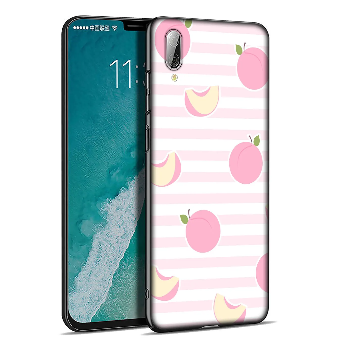 IYICAO Fruit Peach Soft Silicone Phone Case for Xiaomi Redmi Note 8 8T 8A 7 7A 6 6A 5 5A K30 K20 Pro GO S2 Cover |