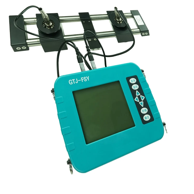 

Integrated concrete crack depth detector measurement gauge