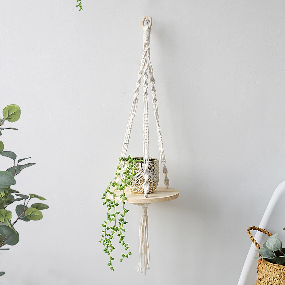 

Scandinavian Plant Shelves For Wall Hanging Nordic Home Decor Aesthetic Room Decoration Floating Shelf For Flowers Wood Racks