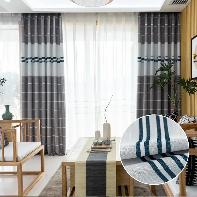 

2019 New Tiflower StitchIng Shade Curtains for Living Dining Room Bedroom.