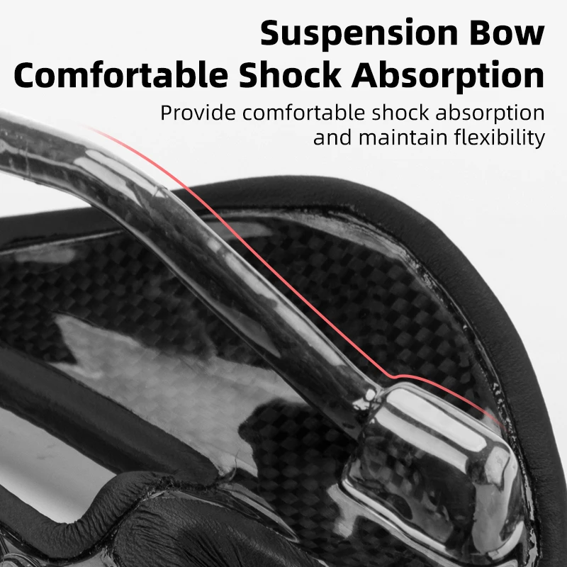 Велосипедное седло ROCKBROS ультралегкое дышащее удобное гоночное из углеродного