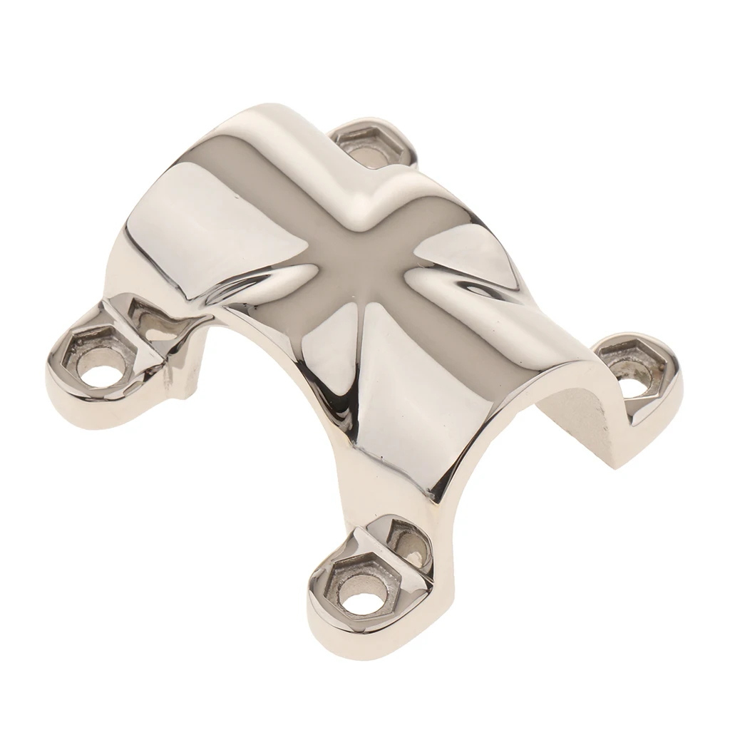 Полированный зажим из нержавеющей стали 316 для крепления к трубке/рельсовой