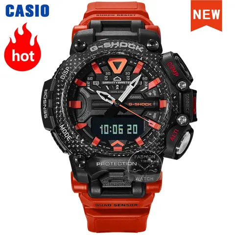 Мужские часы Casio g shock GRAVITYMASTER, новый продукт, мужские часы с Bluetooth, спортивные водонепроницаемые цифровые часы 200 м, часы, GR-B200