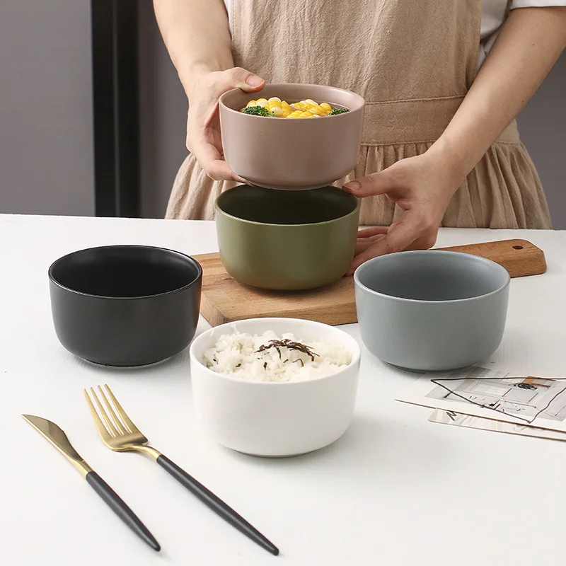Чаша в японском стиле макарун 4 5 дюйма чаша с широким горлом для риса креативная
