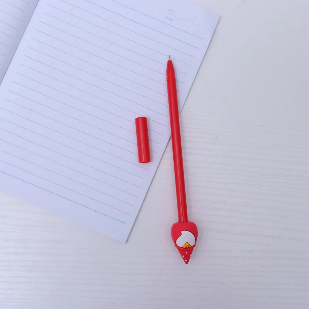 

8 Pcs Christmas Design Cartoon Ballpoint Pens Signing Pens Student Stationery Supplies