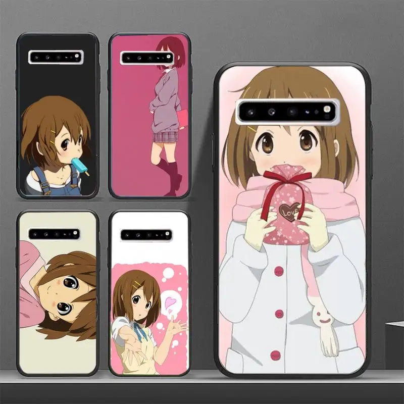 

PENGHUWAN K-on! Hirasawa Yui Phone Case for Samsung S7 edge S8 S9 S10 E S20 S30 plus ultra 5G Cover