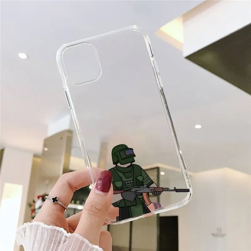 

escape from tarkov Phone Case Transparent for iPhone 6 7 8 11 12 s mini pro X XS XR MAX Plus SE mobile bags