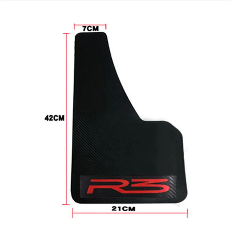 2 предмета/партия Автомобильные Брызговики Пластик углерода плед для грузовых