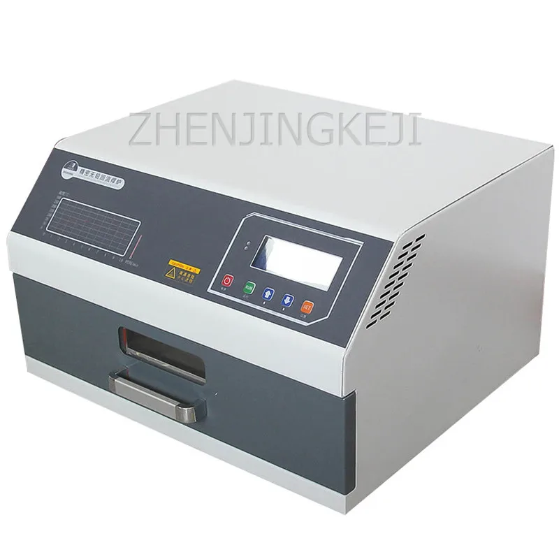

220V Drawer Type Small Reflow Welding Machine Computer Connection Chinese And English Bilingual Operating System Smart Display