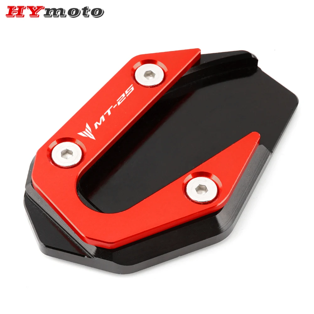 For YAMAHA MT03 MT25 YZFR3 YZFR25 MT 03 25 YZF R3 R25 2014-2020 Motorcycle Kickstand Foot Side Stand Extension Pad Support Plate |