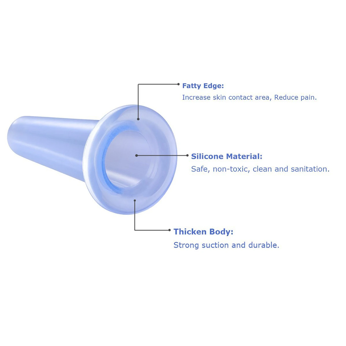 Силиконовые чашки для массажа вакуумные набор массажные тела банки лица