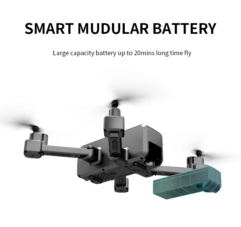 Дрон 4k HD широкоугольная камера 1080p wifi FPV высота может держать Плавание в течение 20 минут VR режим Квадрокоптер H5 Дрон VS Дрон E520S квадракоптер с камерой дрон с камерой квадрокоптер квадракоптер аккумулятор