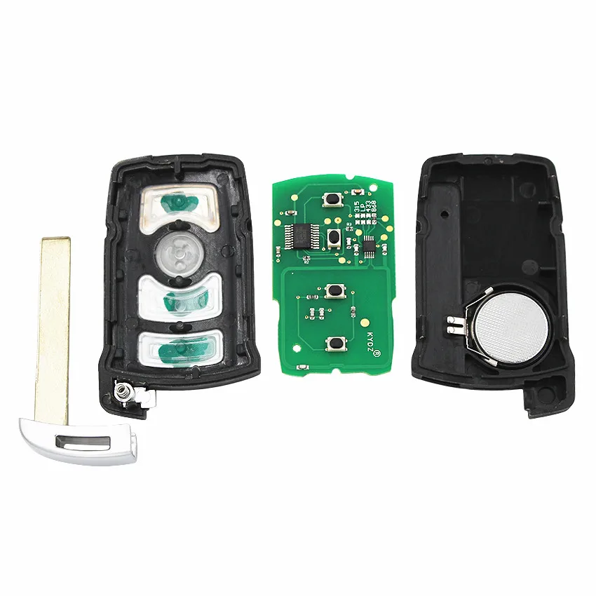 4 кнопки дистанционный смарт ключ-брелок с чипом ID7944 315 МГц 434 868 315LPMHZ для BMW CAS1 7