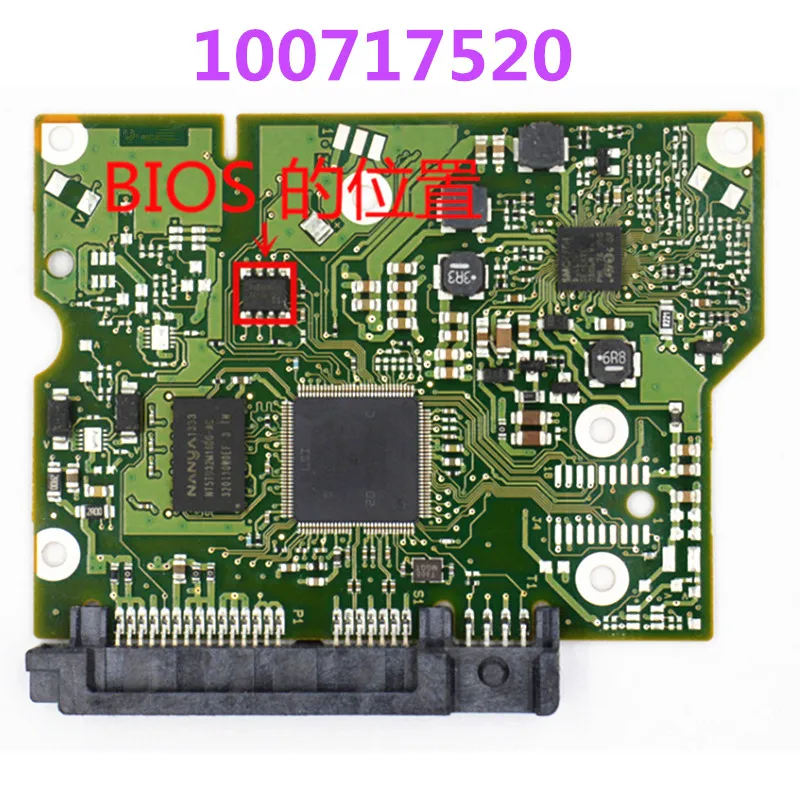 HDD PCB для Seagate ST2000DM001 ST500DM002 ST1000DM003 ST3000DM001 ST2000VX000 ST2000VS000 100717520 REV B|Промышленные