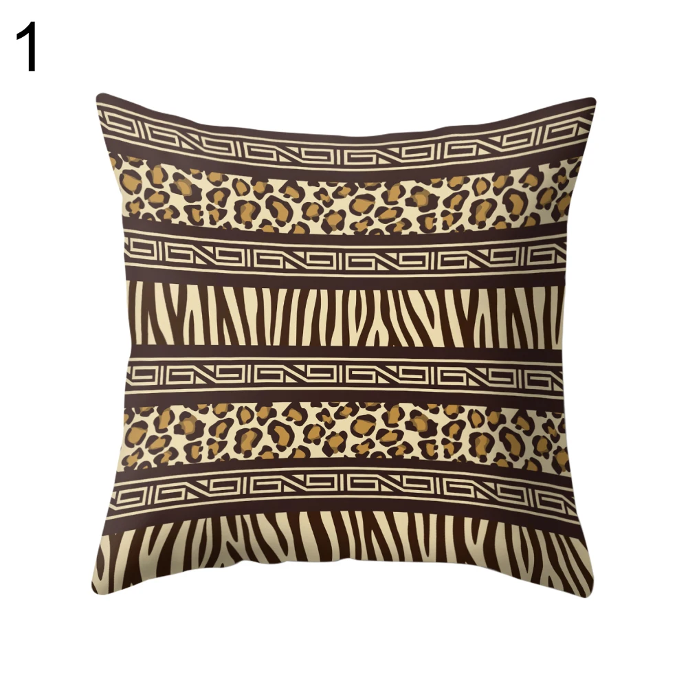 45x45 см наволочка с леопардовым принтом для дивана спальни автомобиля кафе офиса