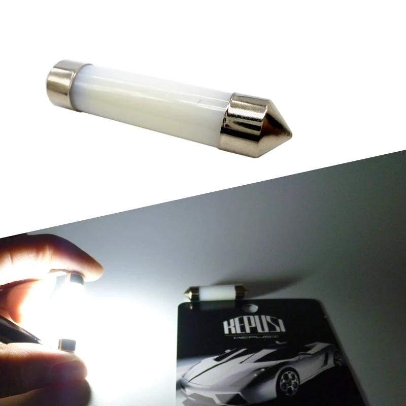 

31mm 36mm 39mm 41mm Super Bright COB LED Festoon Car Lights 12V Auto Interior Reading Dome Lamp Pure White Car Styling