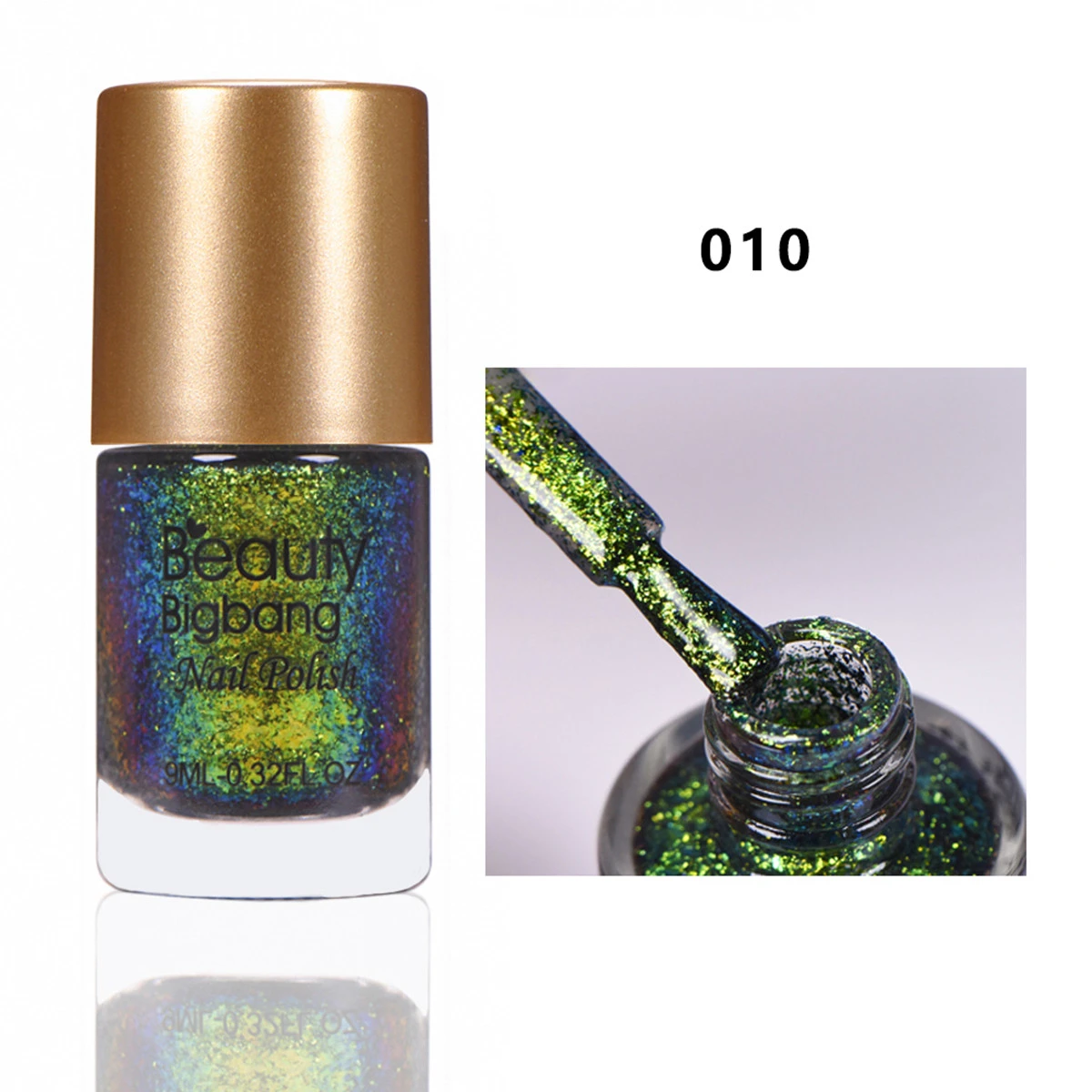 9ml Chameleon Nail Polish Galaxy Glitter Sunset Glow Sequins Holographic Holo Lacquer Varnish TLS Tls | Красота и здоровье