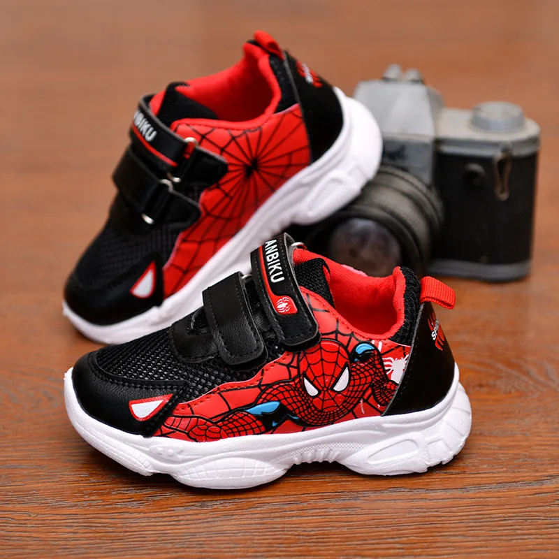 2021 Детские кроссовки детское нижнее белье с рисунком Человека паука Обувь для