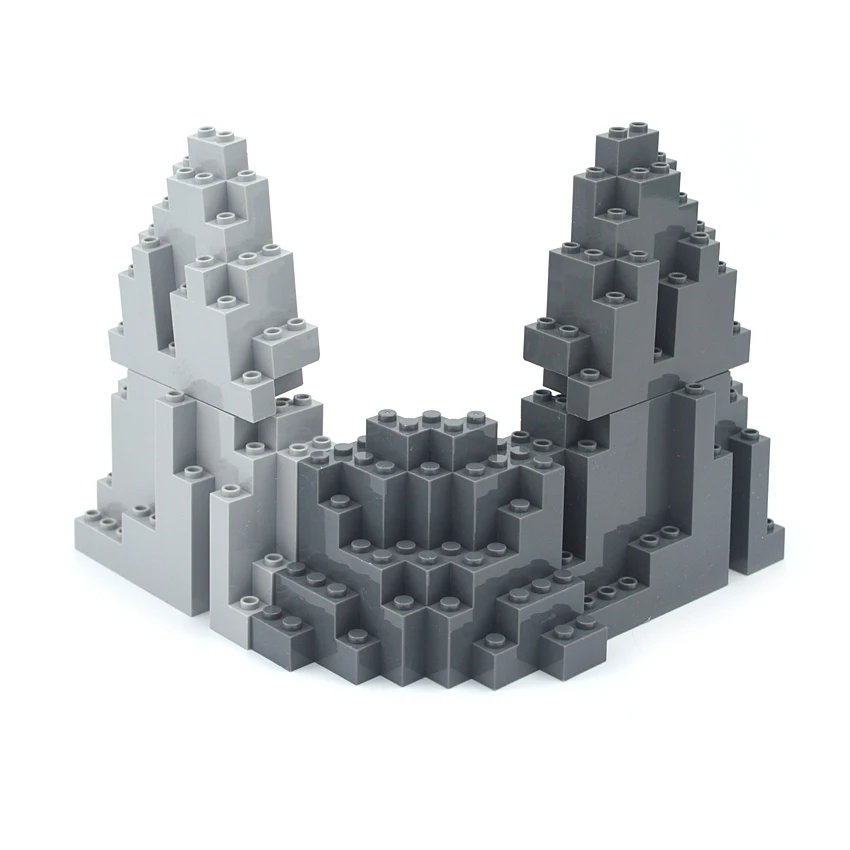 Конструктор Rockery Mound Rock детали MOC игрушки для замка сада совместимы с крупным