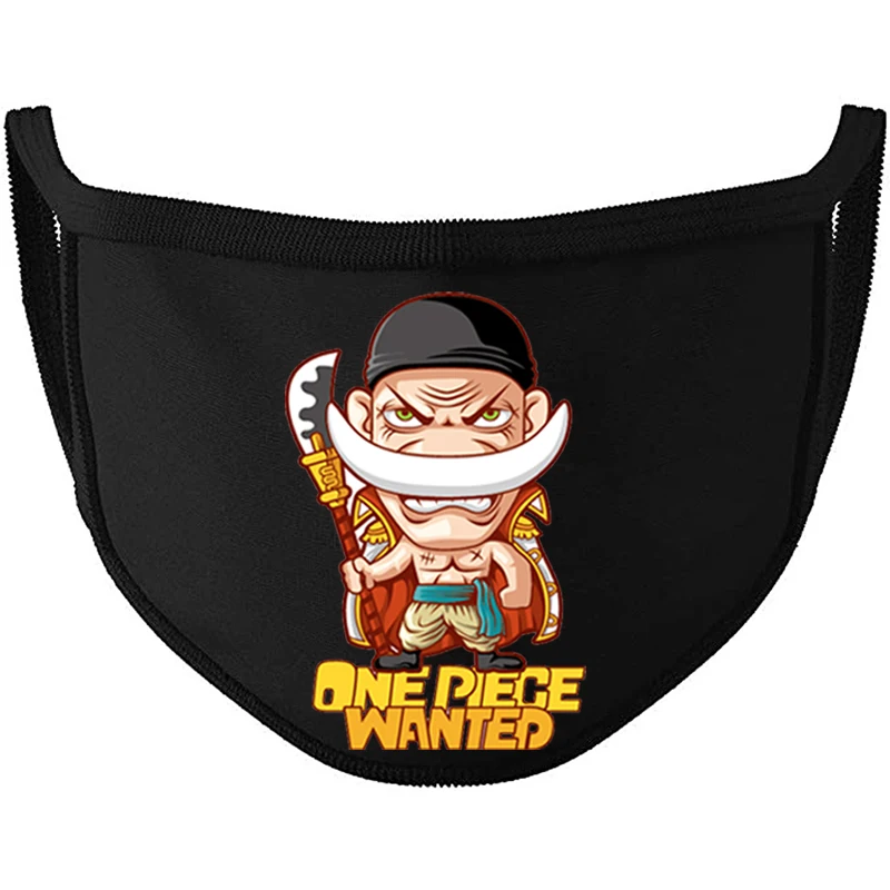 

Anime The Pirates King ONE PIECE Mouth Face Mask Dustproof Respirator Mouth Muffle Reutilizables Mascarillas Bandana