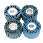 86*50 мм твердое Рифленое резиновое Контактное колесо для ленточной шлифовальной машины Полировочная, шлифовальная Машинка для снятия фасок шлифовальное колесо абразивная лента