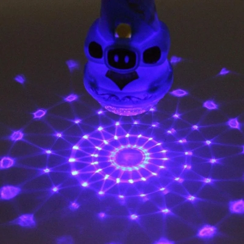 

6 In LED Projection Microphone Flash Kids Light-emitting Microphone Toys Accessories Gift Children Led