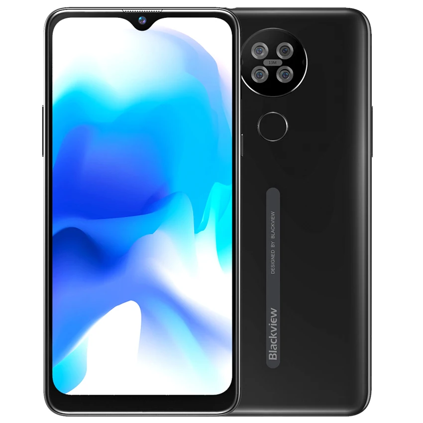 Перейти на Алиэкспресс и купить Blackview A80s Android 10 4G смартфон 13MP Quad Камера 6,2 дюймов Moibile телефон, четыре ядра, 4 Гб Оперативная память 64 Гб Встроенная память телефона