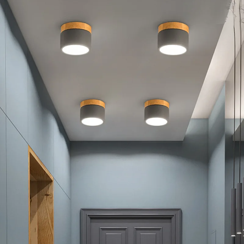 Nordic porch small ceiling lamp aisle lights corridor entrance hall light Simple downlight balcony gallery | Лампы и освещение