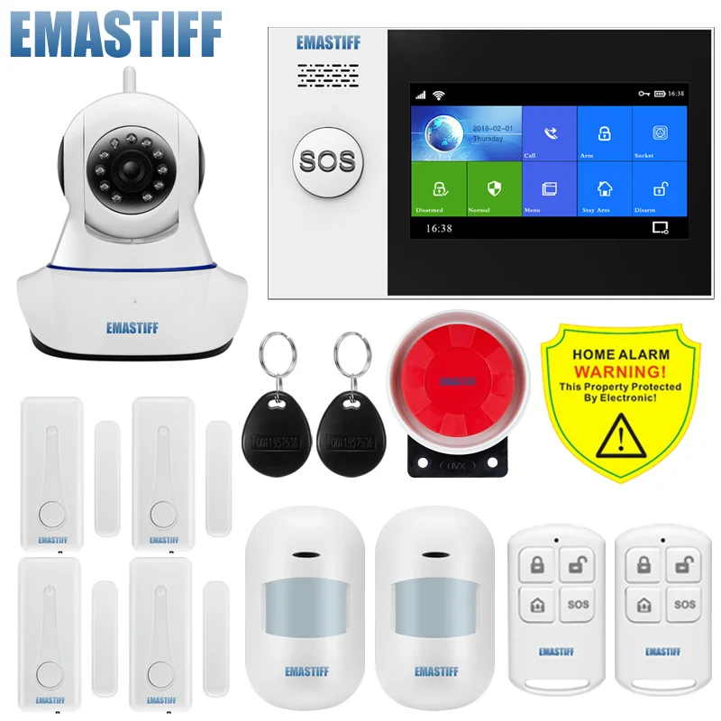 

Система охранной сигнализации W4B с TFT-экраном, Wi-Fi, GSM